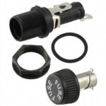 COOPER BUSSMANN BK/HTB-62I-R FUSE HOLDER, 6.3 X 32MM, PANEL MOUNT (5 pieces)