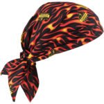 Ergodyne Chill-Its&Acirc&reg 6710 Evaporative Cooling Triangle Hat, Flames